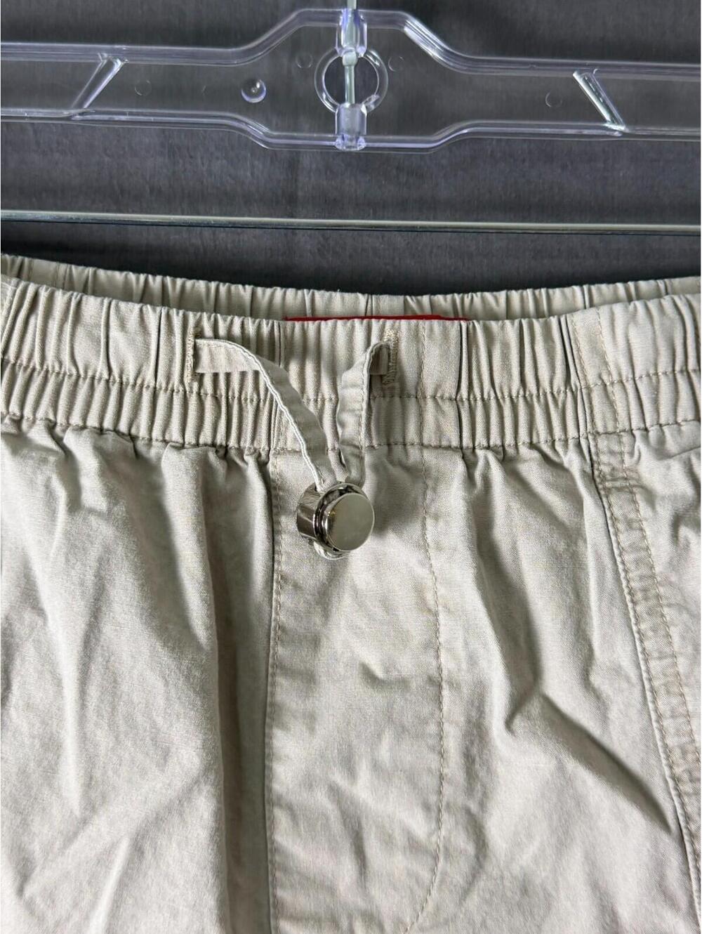 GUESS Los Angeles Women's XS Beige Elastic Waist Jogger Pants Casual Drawstring - Picture 7 of 9